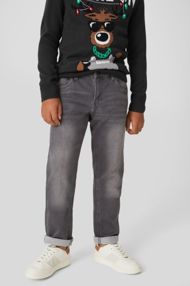 Enfants garçons - Slim jean - jog denim - jean gris