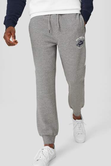 Men - Joggers - gray-melange