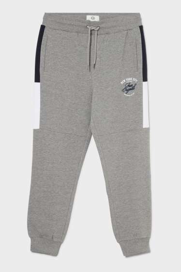 Men - Joggers - gray-melange