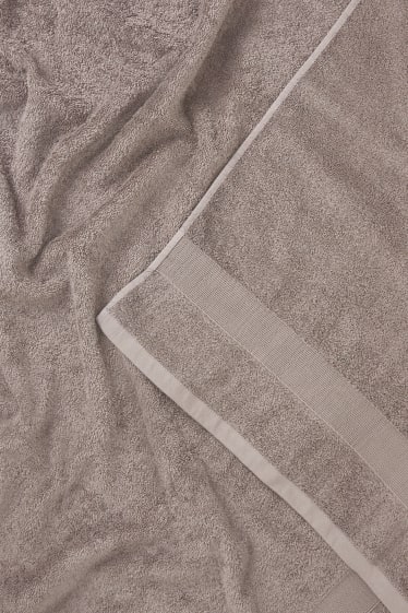 Serviette - 150 x 90 cm - gris