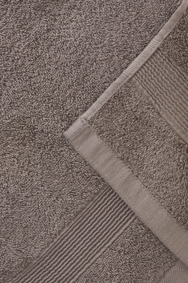 Handdoek - 50 x 30 cm - grijs
