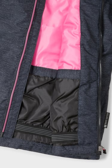 Women - Ski jacket - BIONIC-FINISH®ECO - gray / pink