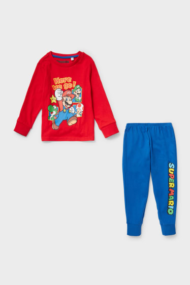 Enfants - Super Mario - pyjama - 2 pièces - rouge