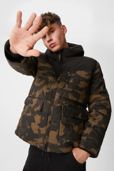 Herren - Steppjacke - camouflage