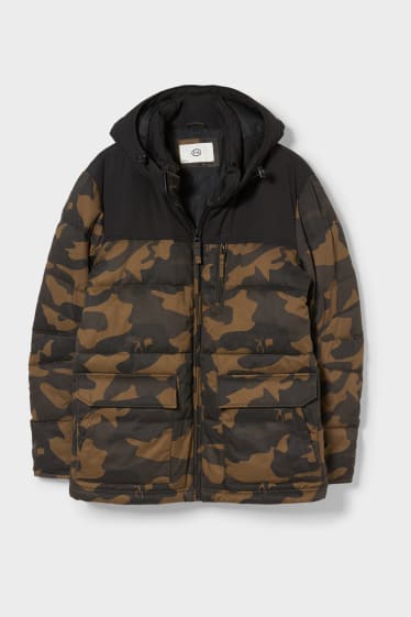 Herren - Steppjacke - camouflage