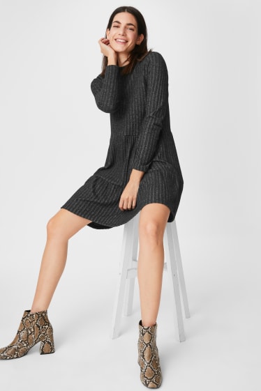 Women - Fit & flare dress - gray-melange