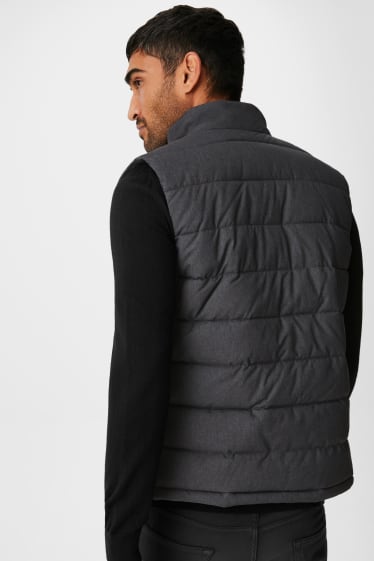 Herren - Steppweste - dunkelgrau