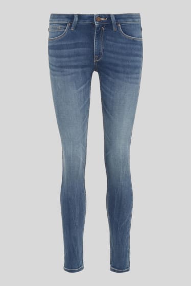 Damen - Skinny Jeans - Jog Denim - hellblau