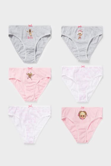 Bambini - Confezione da 6 - L.O.L. Surprise - slip - rosa