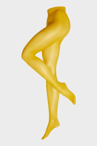 Damen - Feinstrumpfhose - 70 DEN - gelb