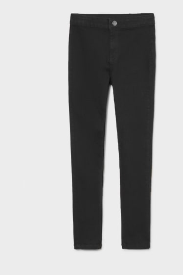 Kinder Mädchen - Jegging Jeans - schwarz