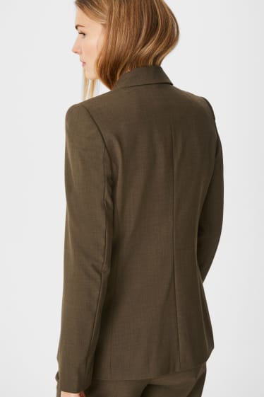 Femmes - Blazer de bureau - vert foncé