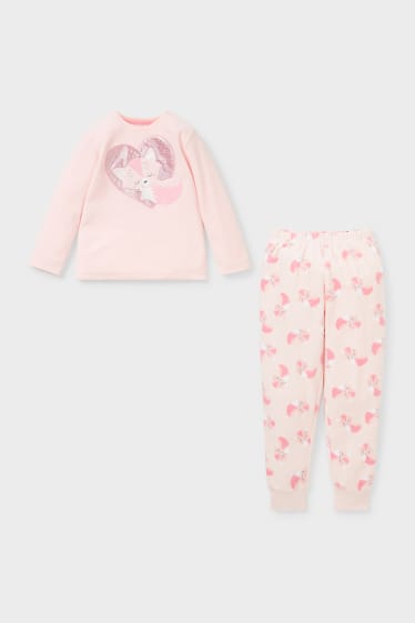 Children - Fleece pyjamas - 2 piece - rose