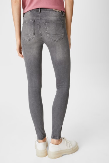 Damen - ONLY - Skinny Jeans - jeans-dunkelgrau