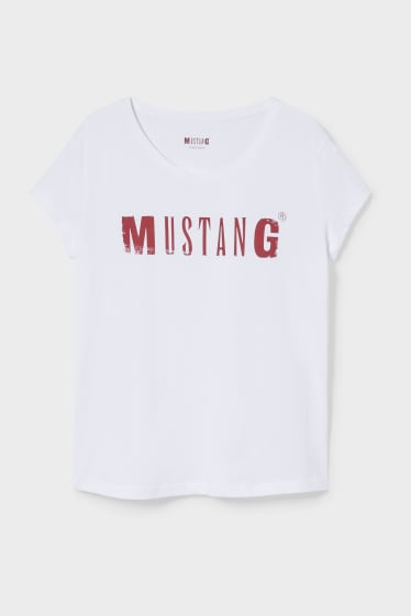 Women - MUSTANG - T-shirt - white