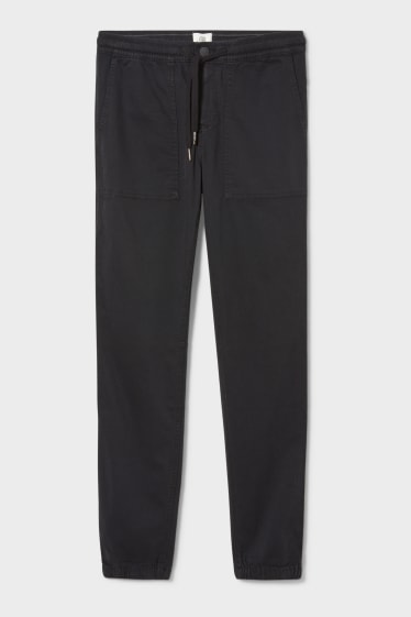 Heren - Broek - Tapered Fit - zwart