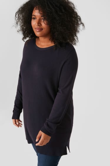 Damen - Pullover - dunkelblau