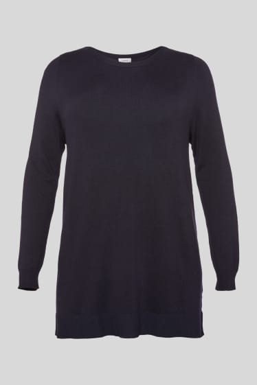 Damen - Pullover - dunkelblau