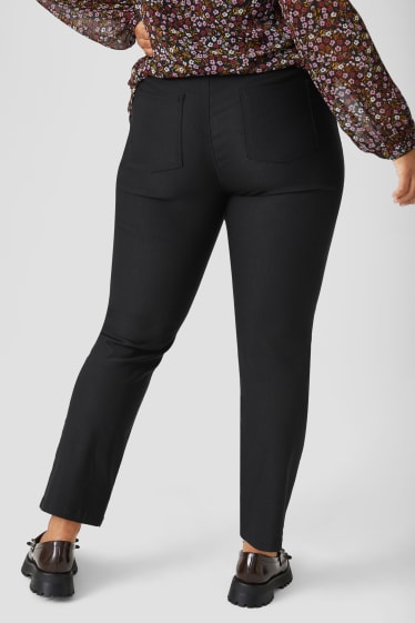 Women - Trousers - slim fit - black