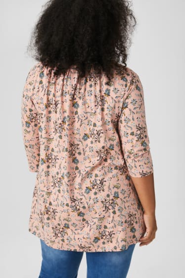 Women - Long sleeve top - rose