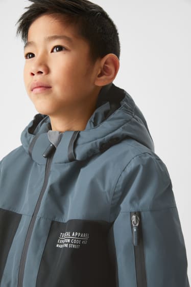 Children - Jacket - black / gray