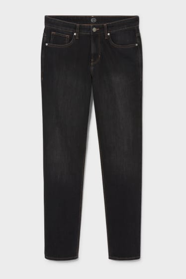 Men - Straight jeans - black-melange