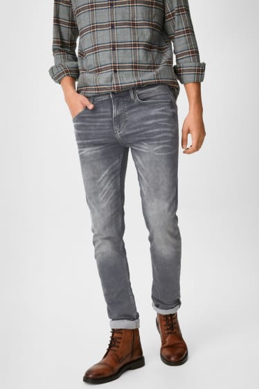 Herren - Slim Jeans - jeans-grau