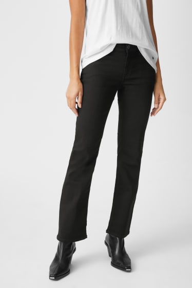 Women - MUSTANG - straight jeans - Julia - black