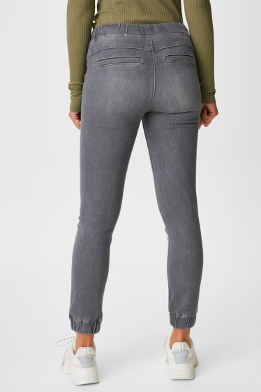 Mujer - Skinny jeans - jog denim - vaqueros - gris