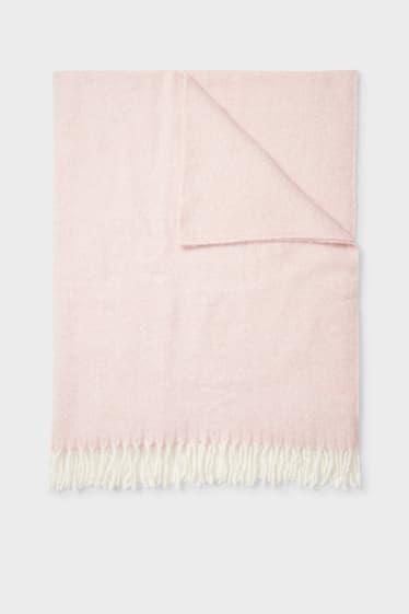 Dámské - Decke - 130 x 170 cm - světle růžová