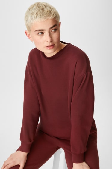 Damen - CLOCKHOUSE - Sweatshirt - bordeaux