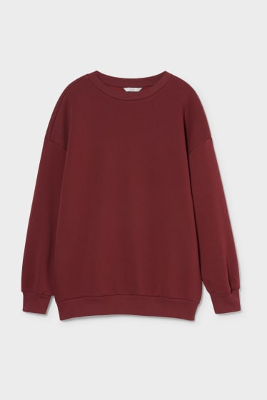 Damen - CLOCKHOUSE - Sweatshirt - bordeaux