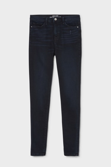 Ados & jeunes adultes - CLOCKHOUSE - skinny jean - jean bleu foncé