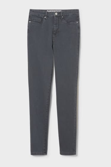 Ados & jeunes adultes - CLOCKHOUSE - super skinny jean - gris anthracite