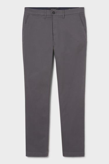 Pánské - Kalhoty Chino - Regular Fit - šedá