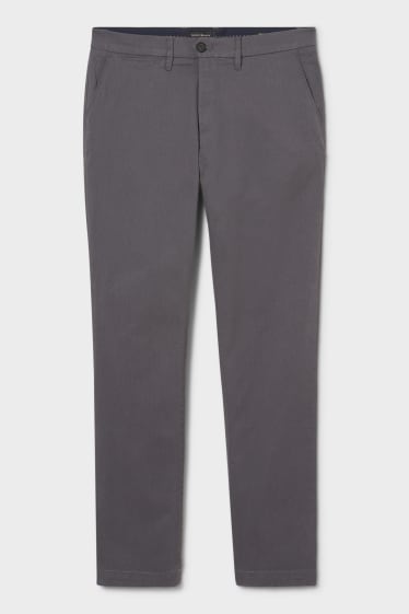 Hommes - Chino - regular fit - gris