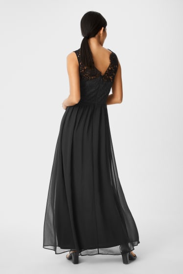 Women - Fit & flare dress - formal - black