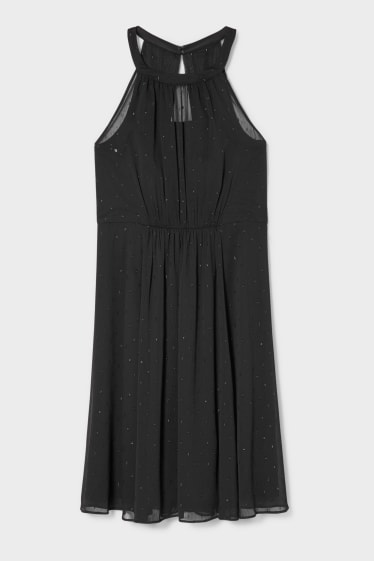 Mujer - Vestido Fit & Flare - Festivo - negro