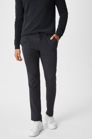 Heren - Chino - Tapered Fit - donkerblauw