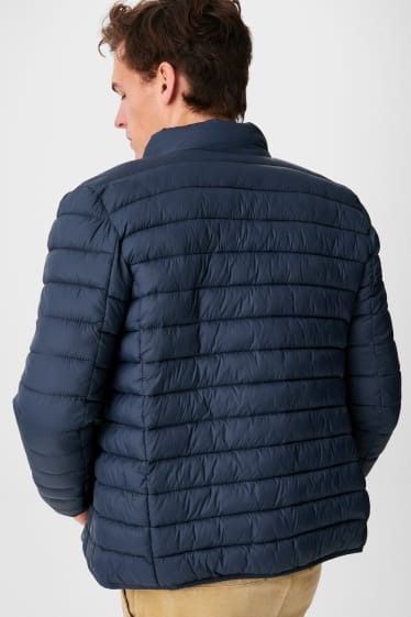 Men - Quilted jacket - dark blue