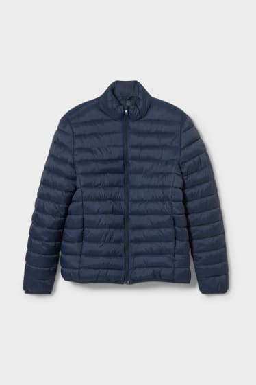 Men - Quilted jacket - dark blue