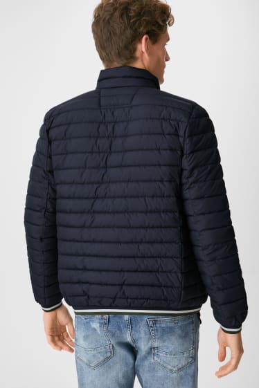 Men - Quilted jacket - dark blue