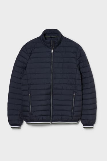 Men - Quilted jacket - dark blue