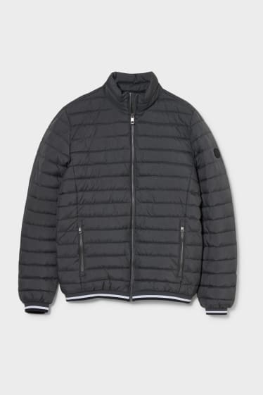 Men - Quilted jacket - dark green