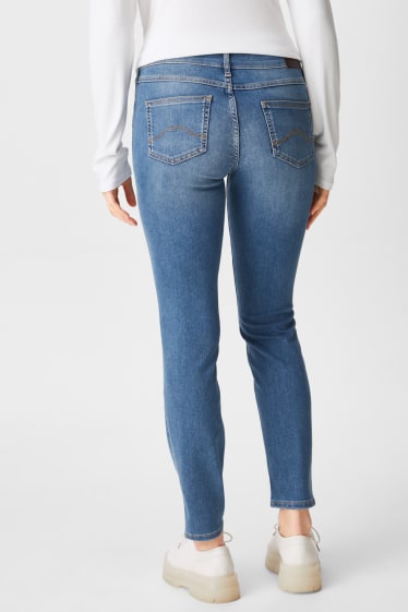 Dames - MUSTANG - skinny jeans - Caro - jeansblauw