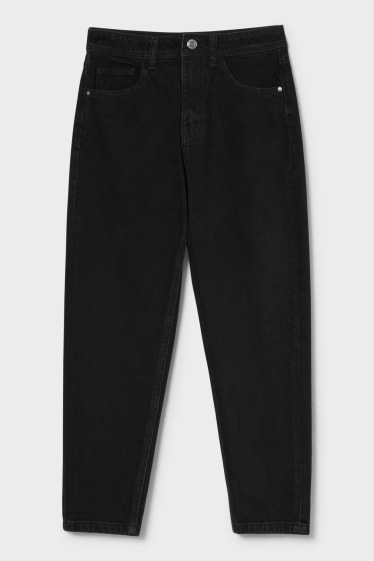 Dames - CLOCKHOUSE - mom jeans - Tencel™ - zwart