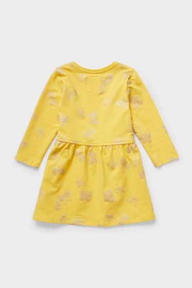 Niños - Vestido  - Con brillos - amarillo