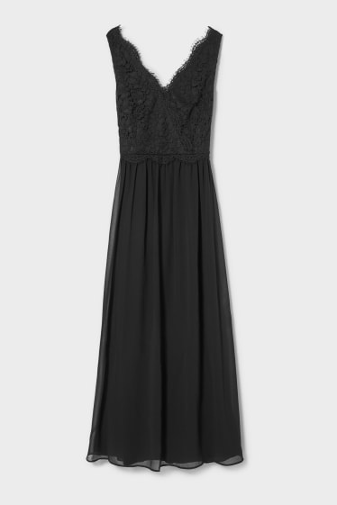 Femmes - Robe Fit & Flare - style festif - noir