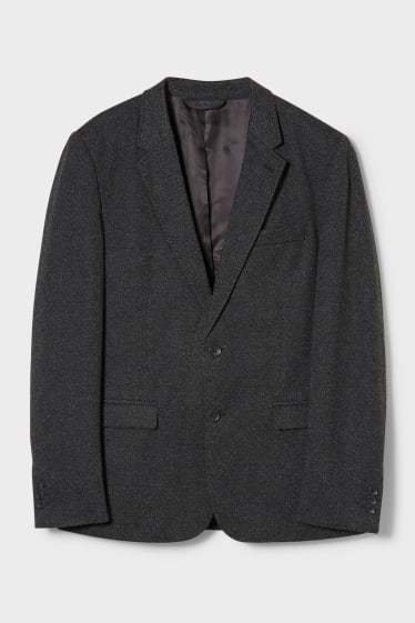 Men - Business jacket - regular fit - gray / black