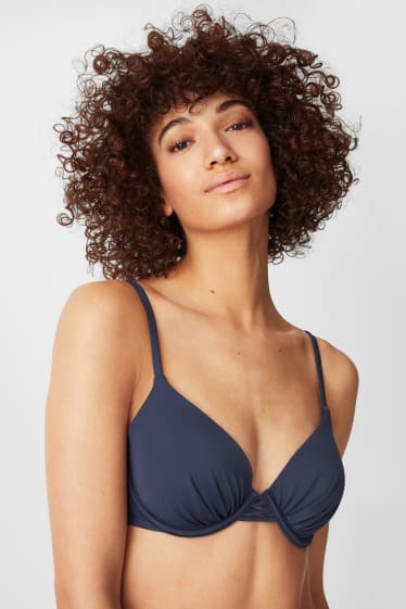 Women - Bikini top - dark blue